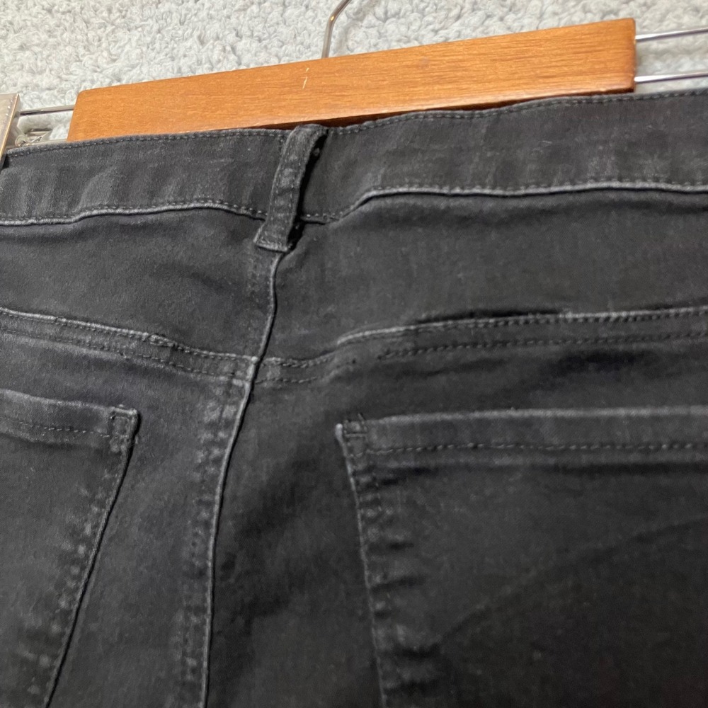 d.jeans High Rise Repreve Jeans Women 10 Black Denim Skinny Stretch Minimal - Picture 7 of 7